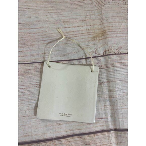 Celebration Of American Quilts Black Eyed Susan Hanging Tile 1994 - Picture 4 of 5